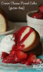 Cream Cheese Pound Cake {Gluten-free}