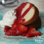 Cream Cheese Almond Pound Cake {Gluten-free}