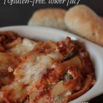 Healthier Baked Ziti {gluten-free, lower fat}