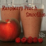 Raspberry Peach Smoothie {Gluten-free}