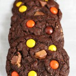 Gluten-free Leftover Halloween Candy Cookies