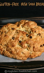 Gluten-free Irish Soda Bread - Easy, yeast-free bread that goes perfect with soups and stews.