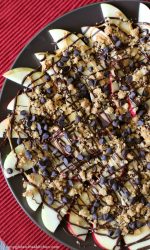 Gluten-free Dairy-free Apple Nachos Recipe #glutenfreerecipe #dairyfreerecipe #top8free