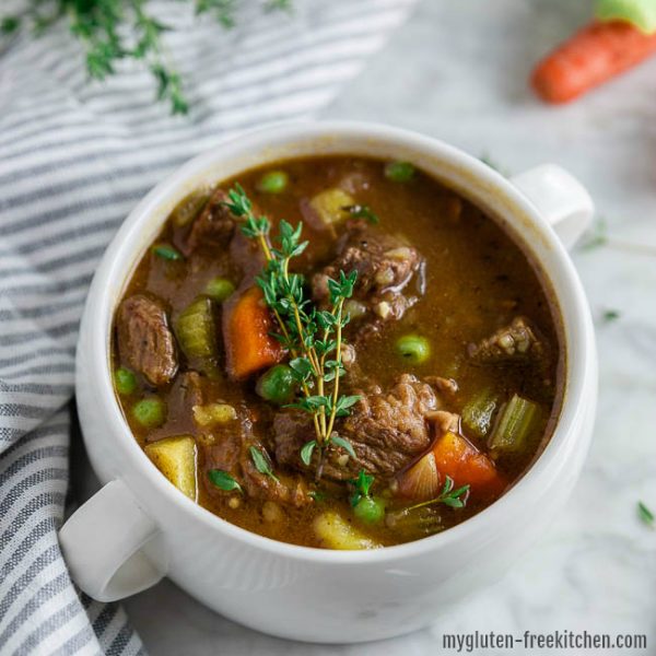 Gluten Free Beef Stew In Slow Cooker Dairy Free