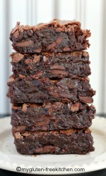 Gluten-free Chewy Fudgy Brownies Recipe - This will cure your chocolate craving!