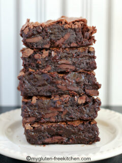 Gluten-free Chewy Fudgy Brownies Recipe - This will cure your chocolate craving!