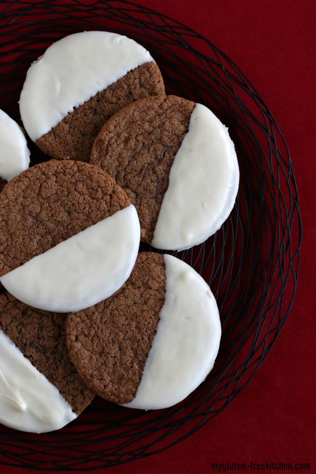 Plate full of Gluten-free Gingersnaps