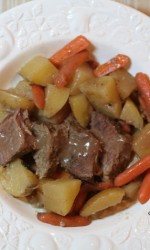 Slow Cooker Pot Roast {Gluten-free