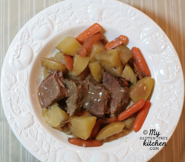 Slow Cooker Pot Roast {Gluten-free