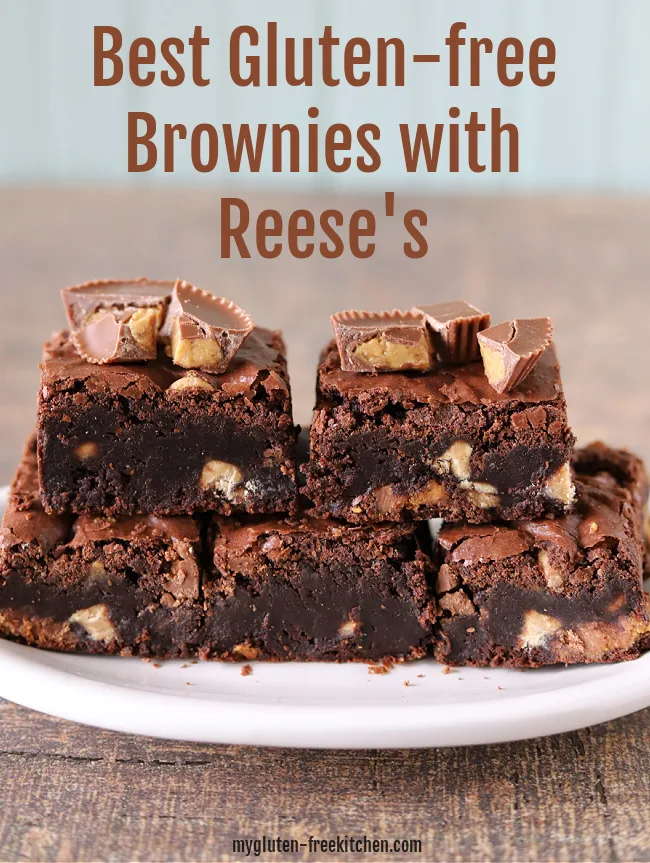 Best Gluten-free Brownies with Reese's Pin