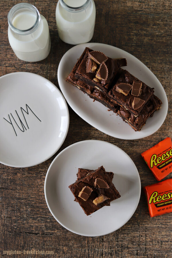 Glutenfree Reese's Brownies