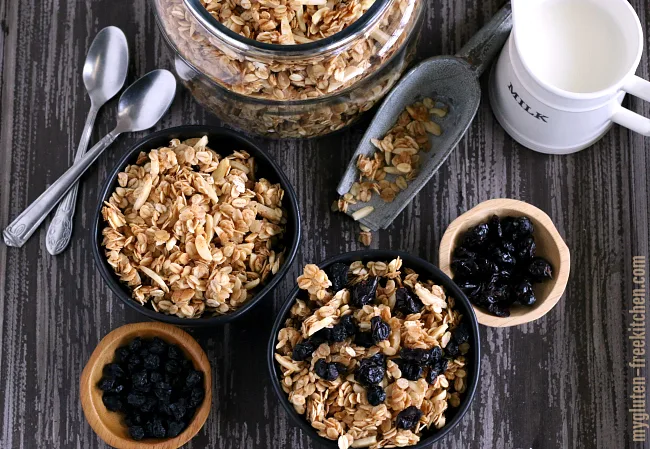 Gluten free almond granola