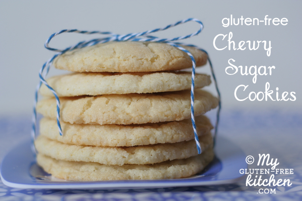 Chewy Sugar Cookies {Gluten-free}