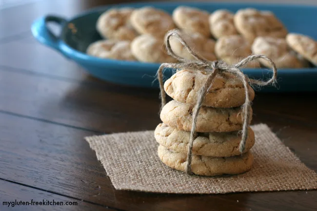 Delicious gluten-free double peanut butter cookies