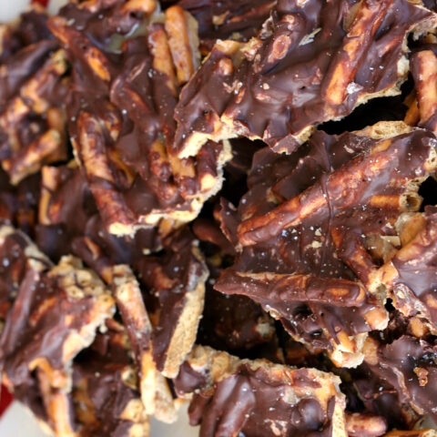 Gluten-free Pretzel Bark Sweet and Salty Snack