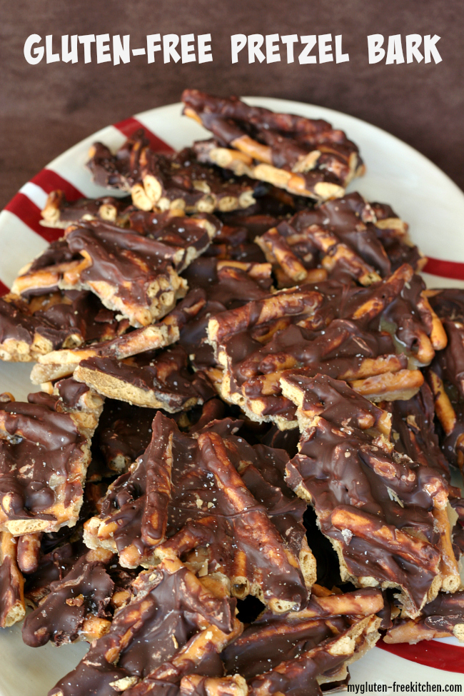 Gluten-free pretzel bark