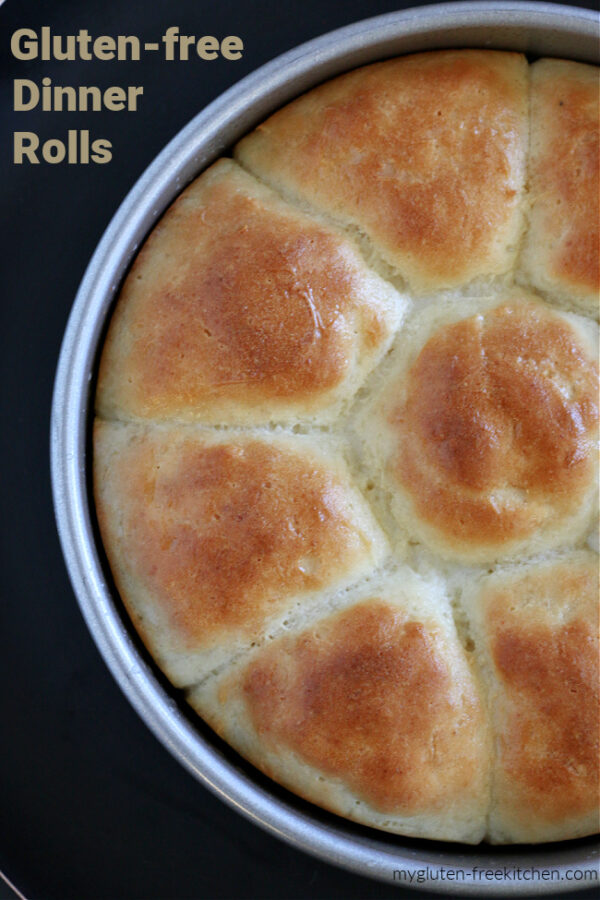 Glutenfree PullApart Dinner Rolls {dairyfree option}