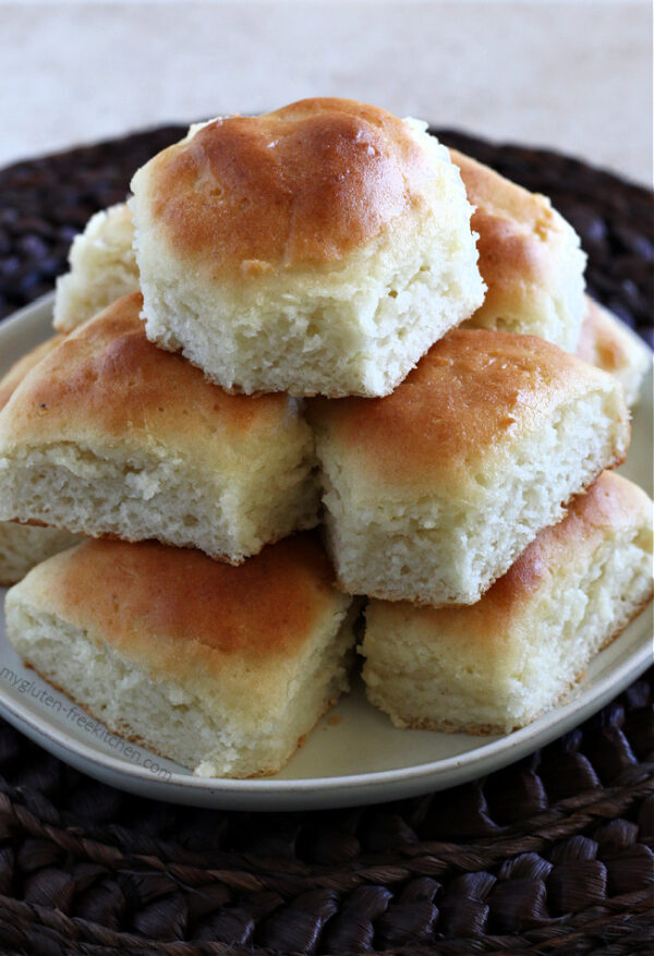 Glutenfree PullApart Dinner Rolls {dairyfree option}