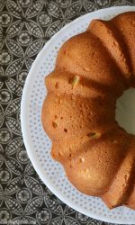 Gluten-free Cream Cheese Pound Cake. Easy and yummy Bundt Cake recipe!