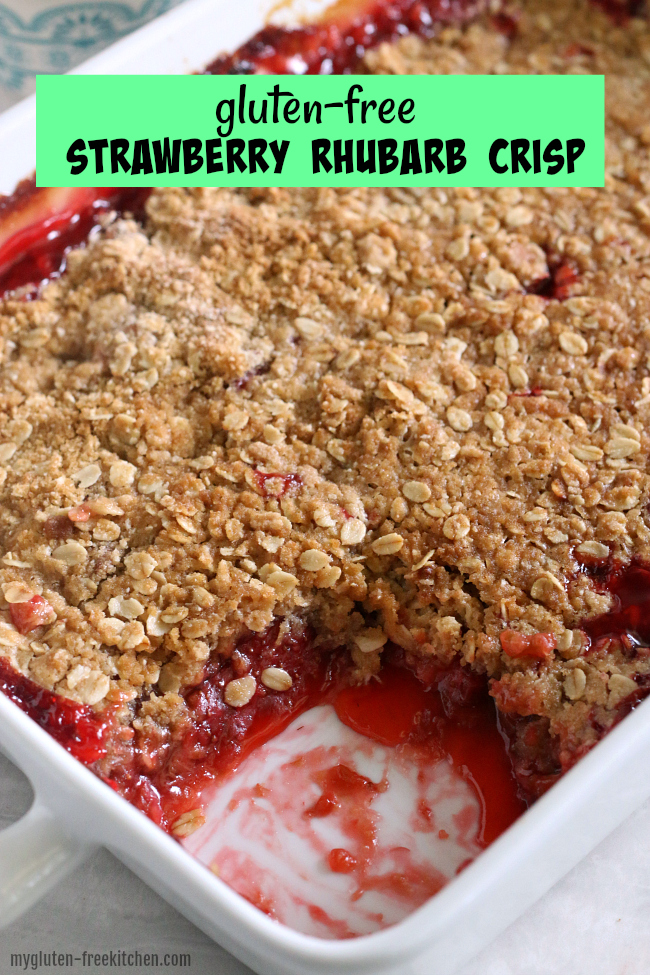 Best Gluten-free Strawberry Rhubarb Crisp Recipe