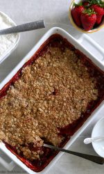 Gluten-free Strawberry Rhubarb Crisp