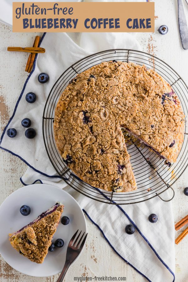 Glutenfree Blueberry Coffee Cake