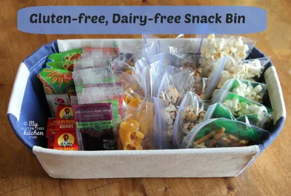 Gluten-free Dairy-free Snack Bin
