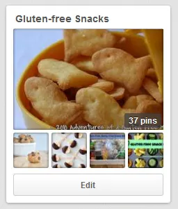 Gluten-free Snacks Pinterest board