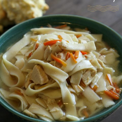 Gluten Free Slow Cooker Chicken Noodle Soup