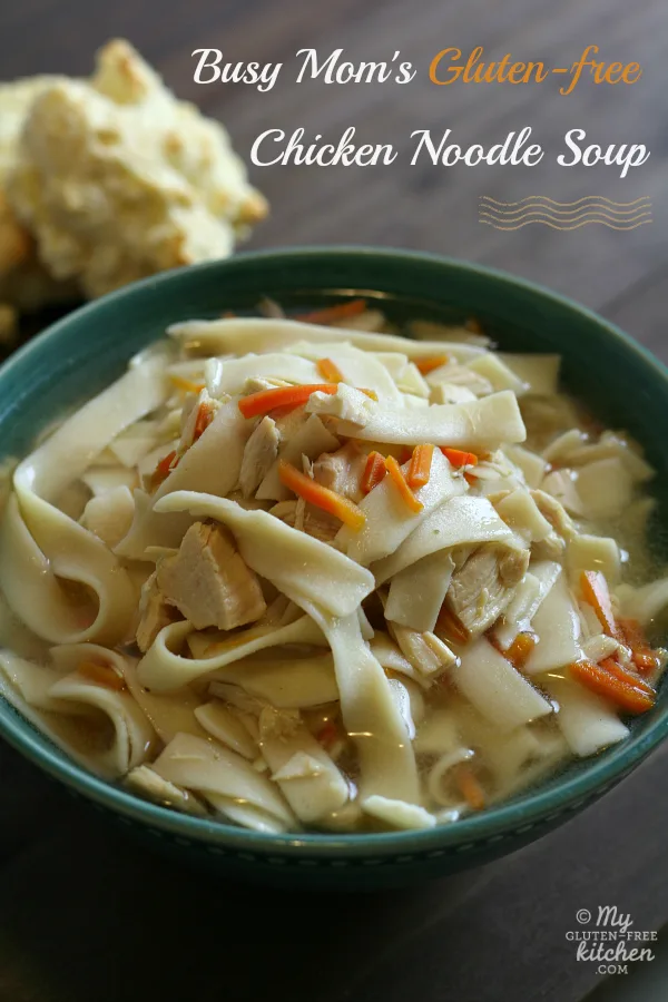 Homemade Gluten Free Chicken Noodle Soup. - The Pretty Bee