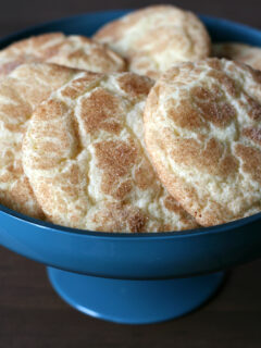 Bowl with Gluten-free Snickerdoodles