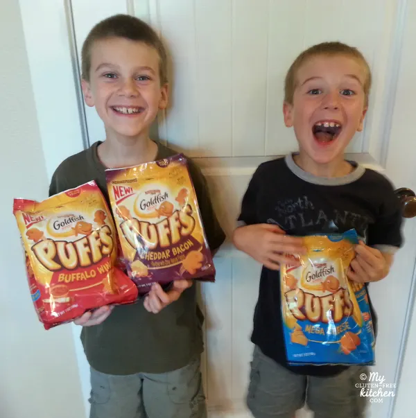 My kids were excited to try Goldfish Puffs
