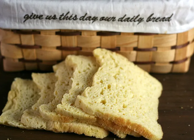 Bread Machine gluten-free dairy-free bread slices