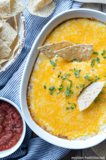 Gluten-free Cheesy Bean Dip