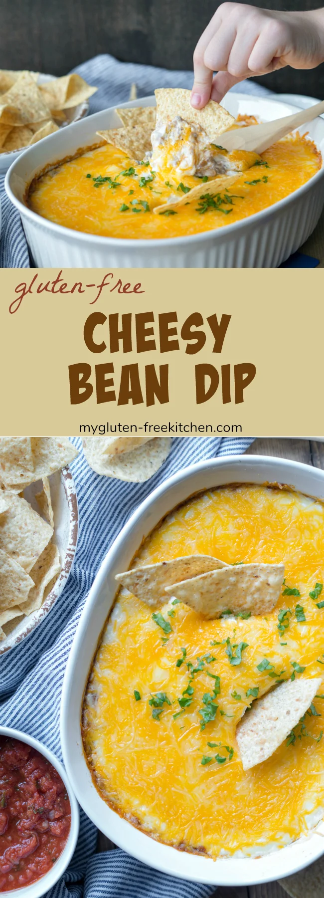 Gluten-free Cheesy Bean Dip recipe