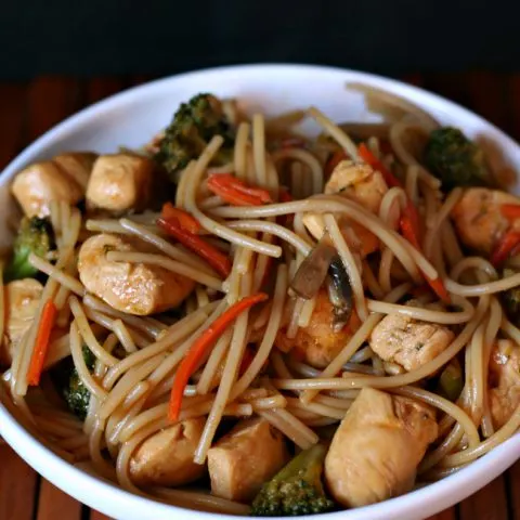 Gluten-free Chicken Lo Mein