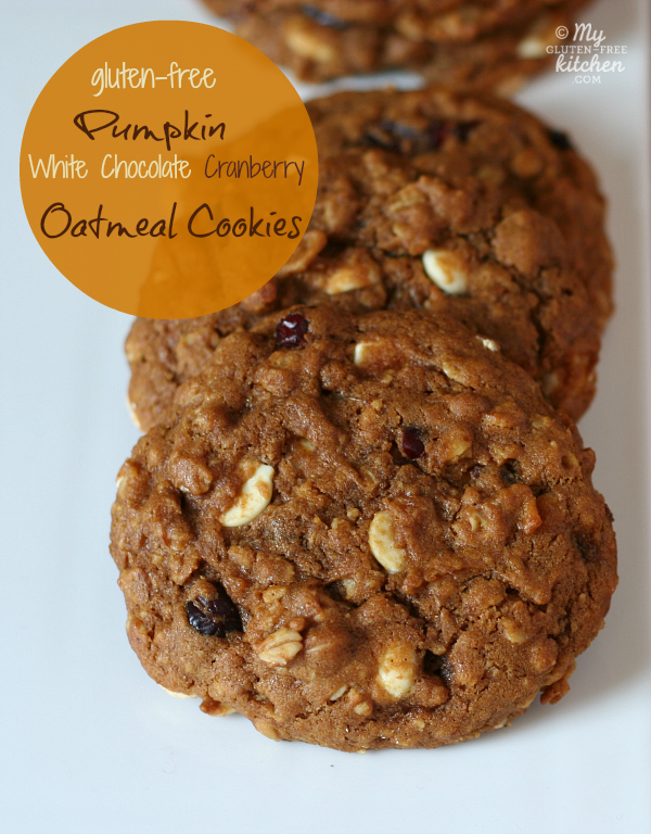 Gluten-free Pumpkin Oatmeal Cookies