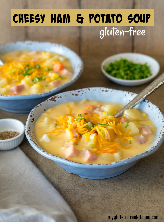 Cheesy Ham and Potato Soup Recipe gluten-free