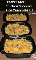 Freezer Meal: Chicken Broccoli Casserole (gluten-free)