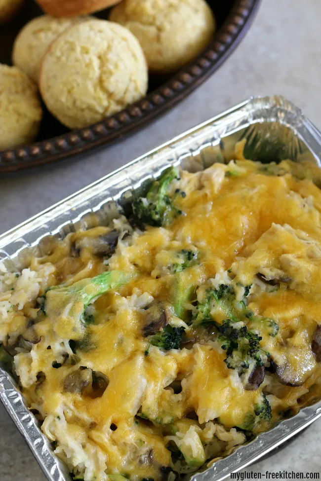 Gluten-free Chicken Broccoli Rice Casserole