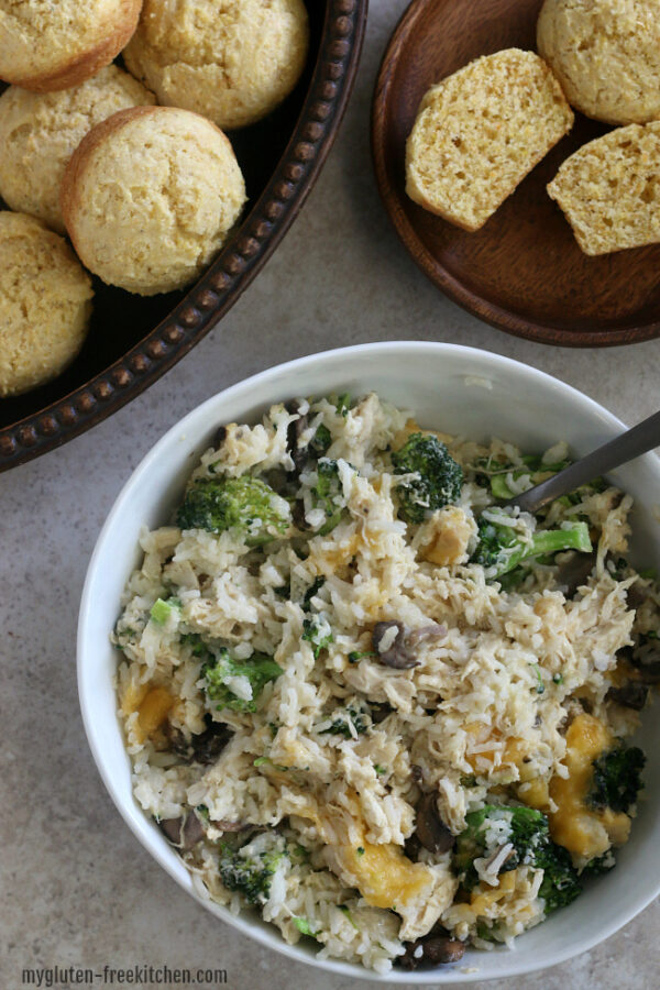 Gluten-free Chicken Broccoli Rice Casserole