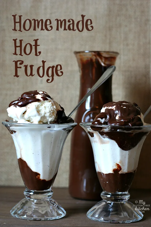 Homemade Hot Fudge (gluten-free) - This easy sauce is so rich and chocolatey, you'll never want bottled chocolate syrup again!