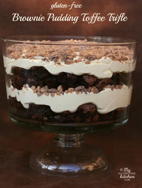 Gluten-free Brownie Pudding Toffee Trifle