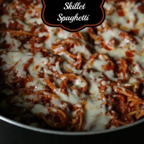 Gluten-free Skillet Spaghetti - An easy one-dish meal