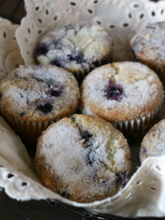 Gluten-free Blueberry Muffins with Lemon Zest
