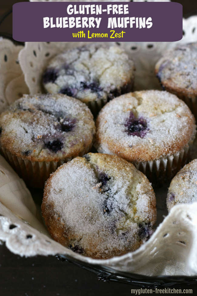 Gluten-free Blueberry Muffins with Lemon Zest Recipe