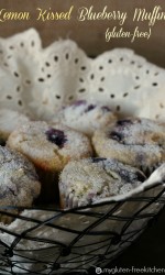 Gluten-free Lemon Kissed Blueberry Muffins