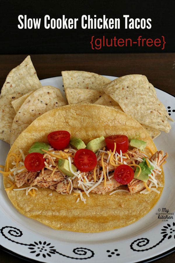 Gluten Free Slow Cooker Chicken For Tacos