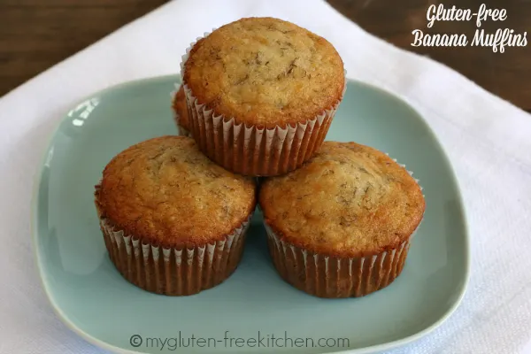 Gluten-free Banana Muffins - I like to make a double batch and freeze them!