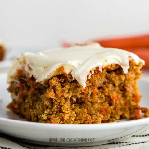 Gluten-free Carrot Cake Slice